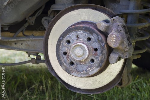 Repair of the brake system of an old car