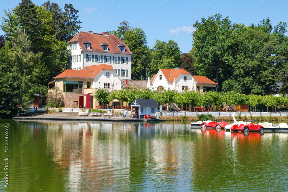 Bad Nauheim Kurpark und Teich