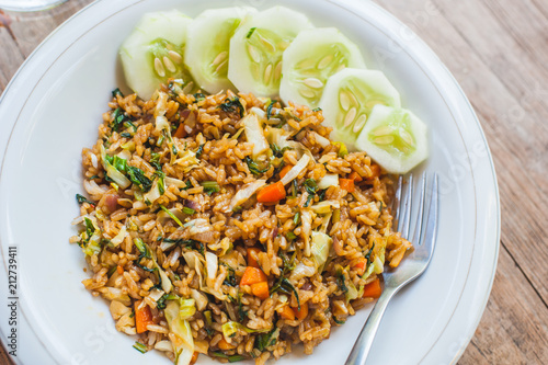 Nasi goreng indonesian stir-fried rice recipe