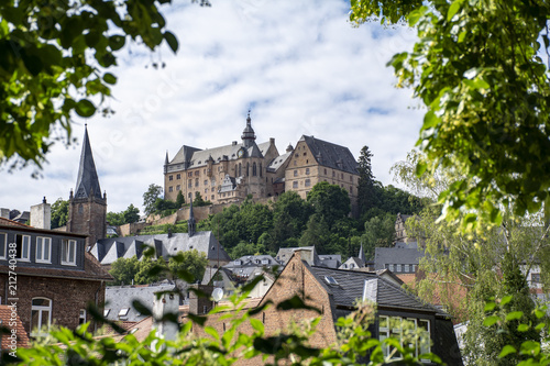 Cuadro en lienzo Landgrafenschloss mit Altstadt