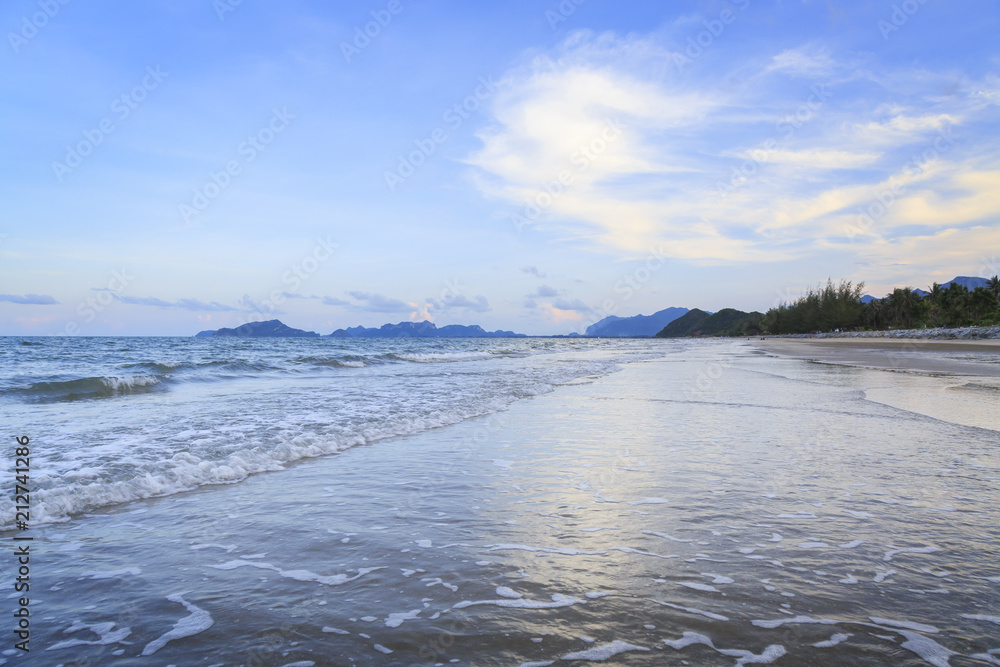 Beautiful beaches at Pranburi district Thaialnd Beautiful beaches at Pranburi district Thaialnd