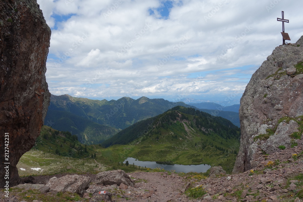 Obraz premium Lagorai mountain range in the eastern Alps in Trentino, Italy
