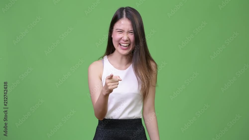 Young beautiful Asian businesswoman la Young beautiful Asian businesswoman la