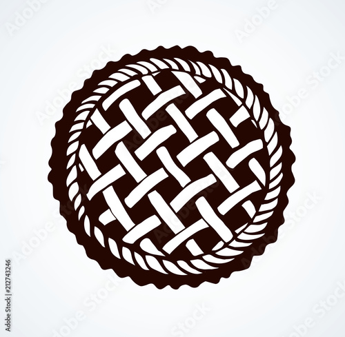 Pie. Vector drawing
