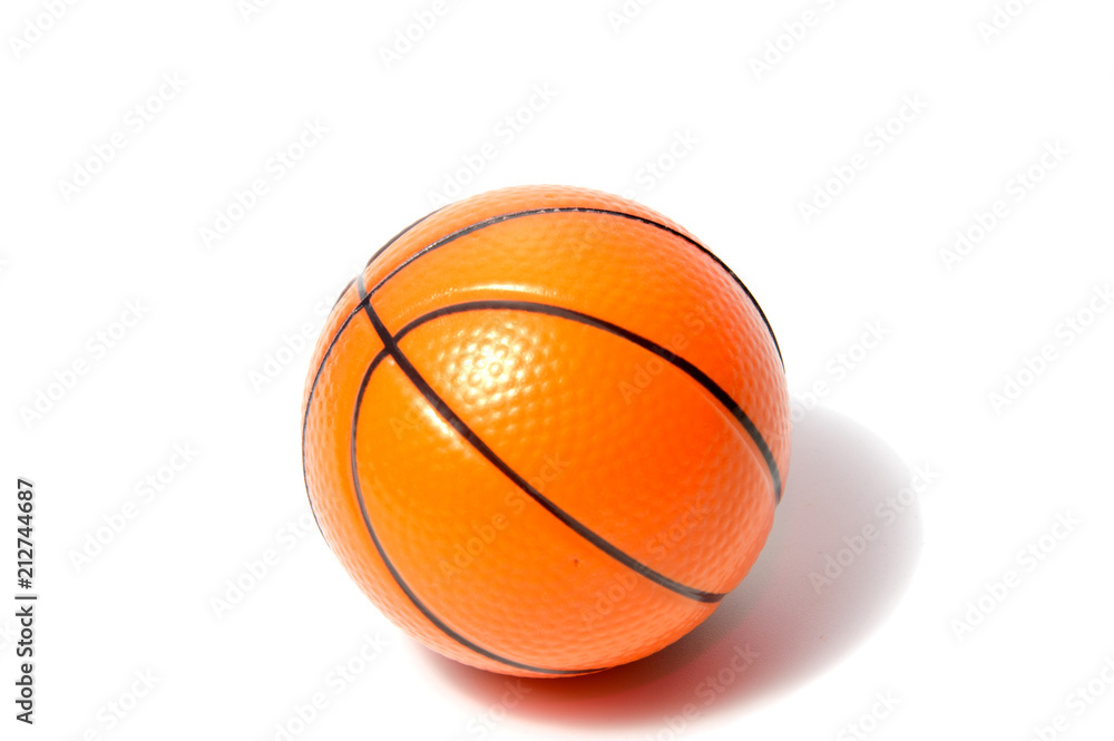 Basketball ball over white background. Basketball isolated. orange color Basketball. single Basketball.