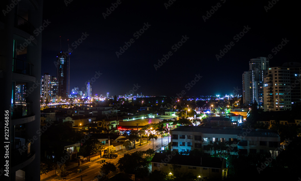 Fototapeta premium night lights