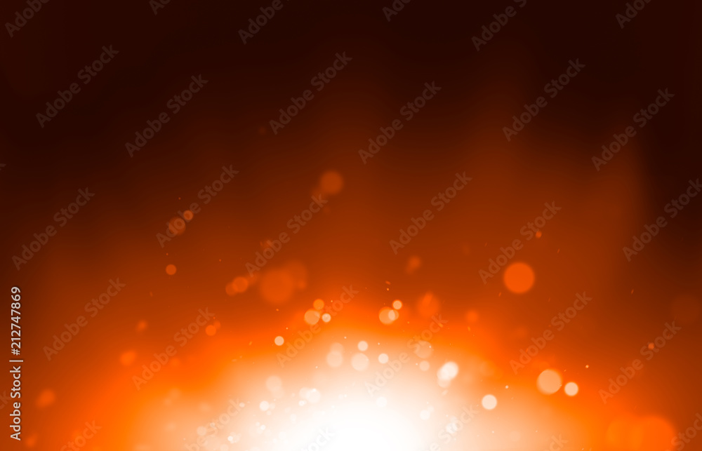 An illustrated abstract orange, gold and yellow and white patterned, textured background