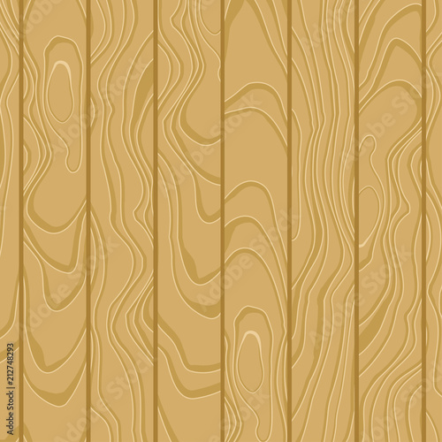 Cartoon wooden table background. Planks.