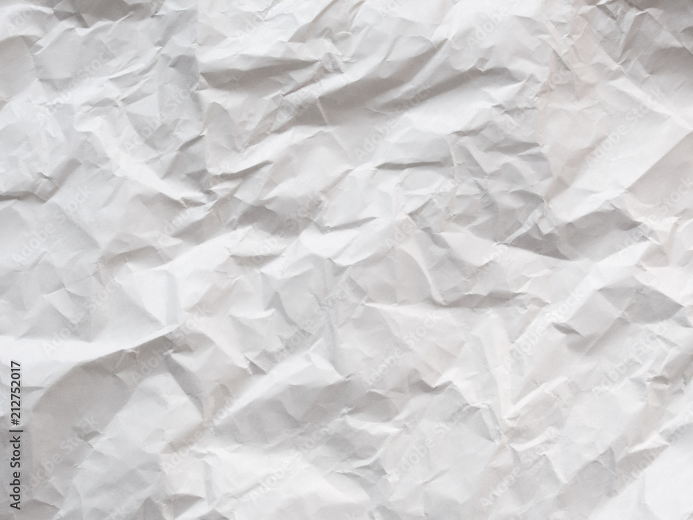 Obraz premium crumpled paper, light textured background
