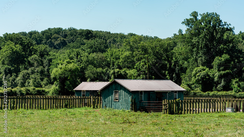 Obraz premium Horse Stables at Fair Hill