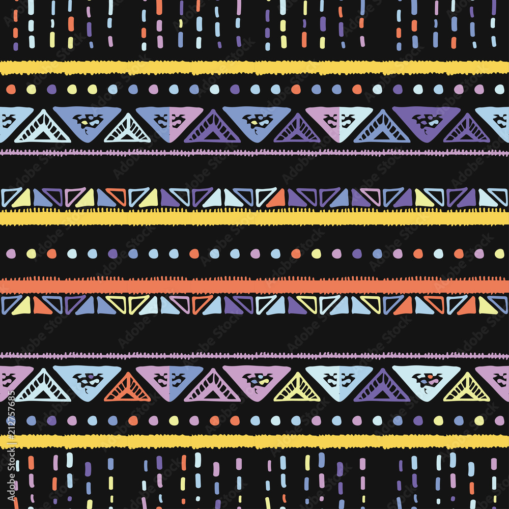 Geometric decorative seamless pattern Geometric decorative seamless pattern