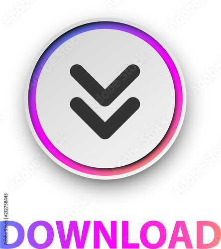 Round spectrum download button.