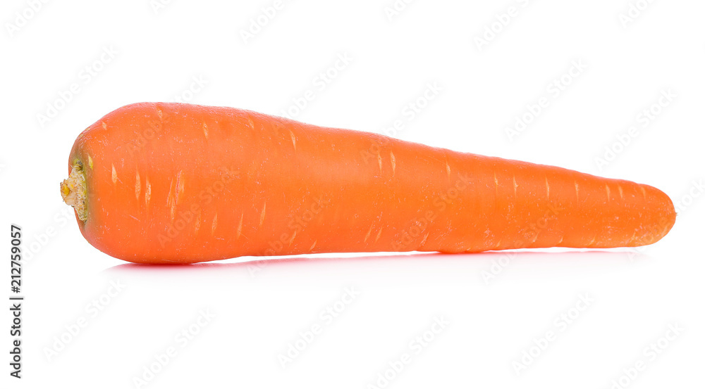Carrots isolated on white background Carrots isolated on white background