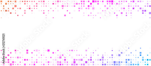 White background with colorful geometric pattern.