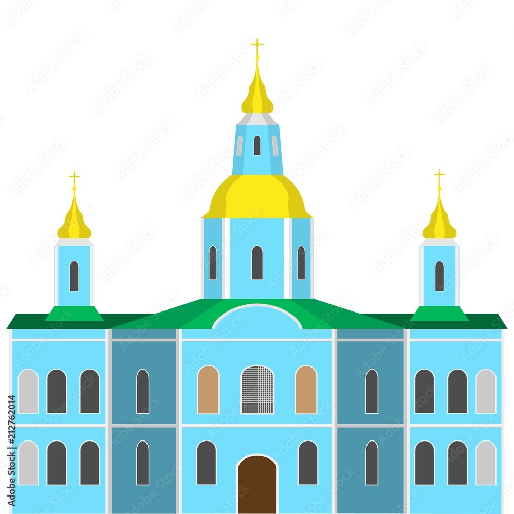 Fototapeta premium Church icon. Flat image.