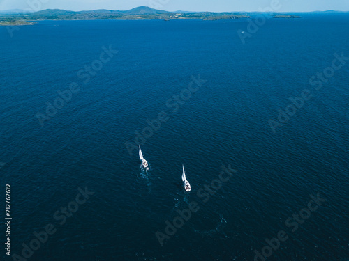 Sailing in the sea