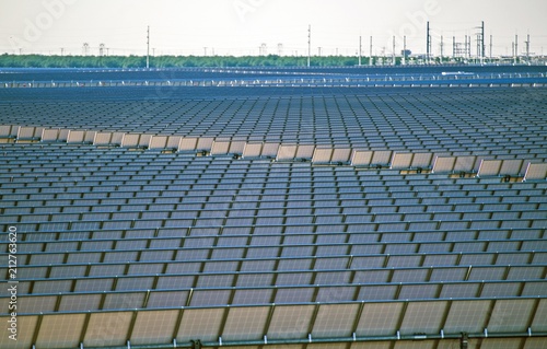 Huge Solar Power Plant