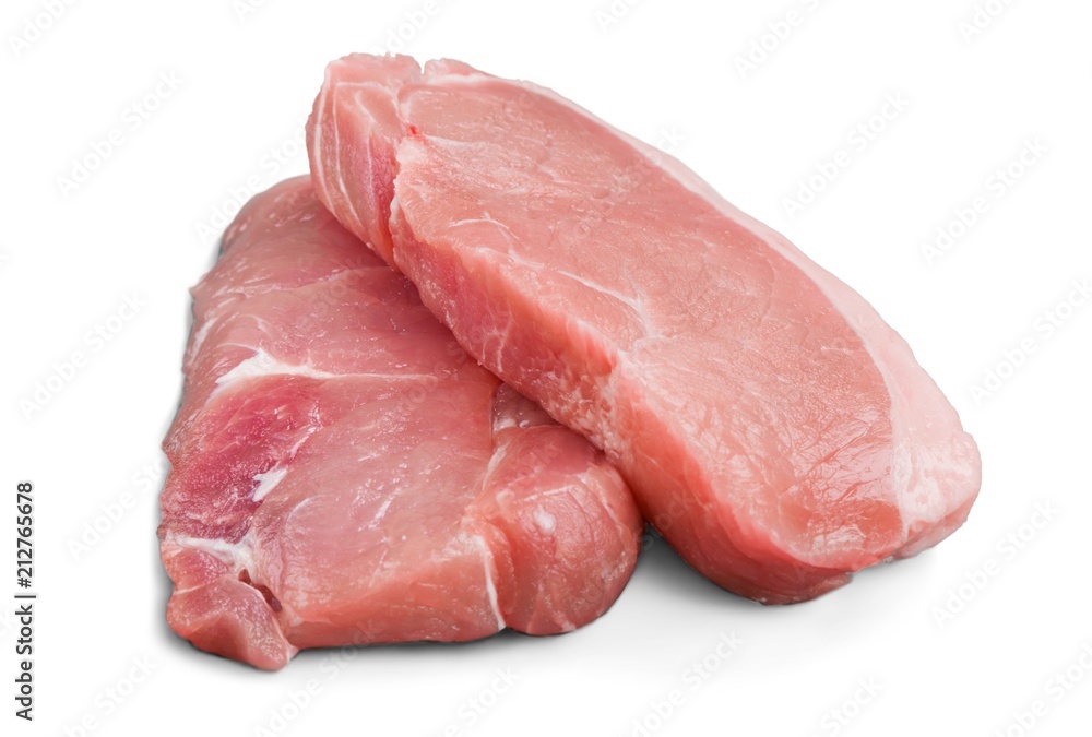 Pork Loin Chops Isolated