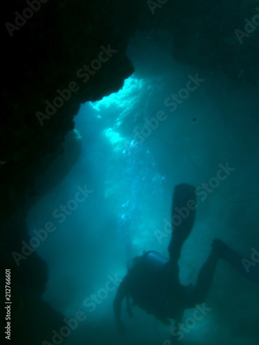 Wallpaper Mural Cave Diving in the Great Barrier Reef, Australia Torontodigital.ca