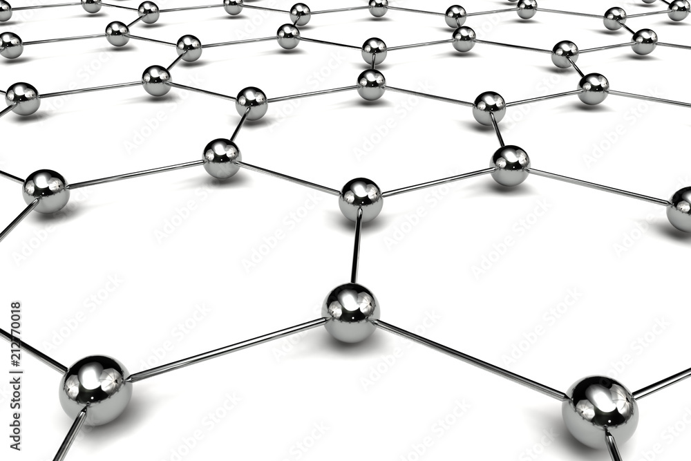 ネットワーク概念のイラストCG