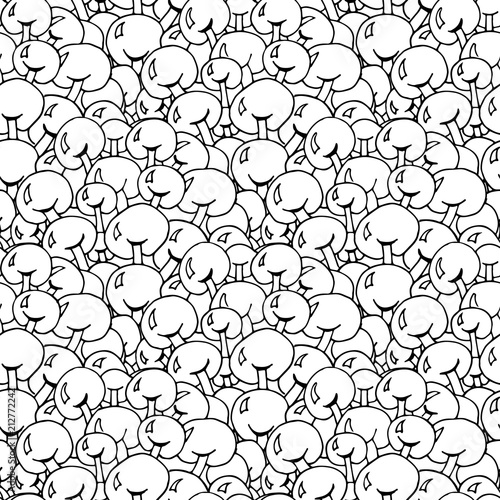 Doodle seamless pattern.