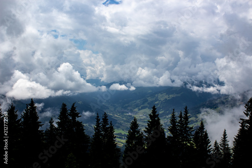 Unwetter in den Alpen