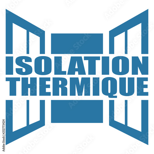 Logo isolation thermique.