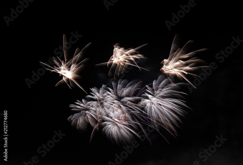 Fireworks on Bahrain National Day 2016