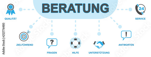 Beratung - Banner (Icons)