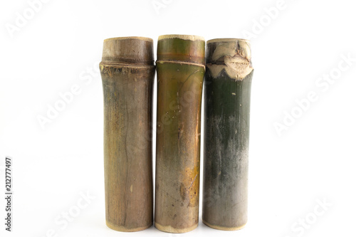 Bamboo tube isolated
