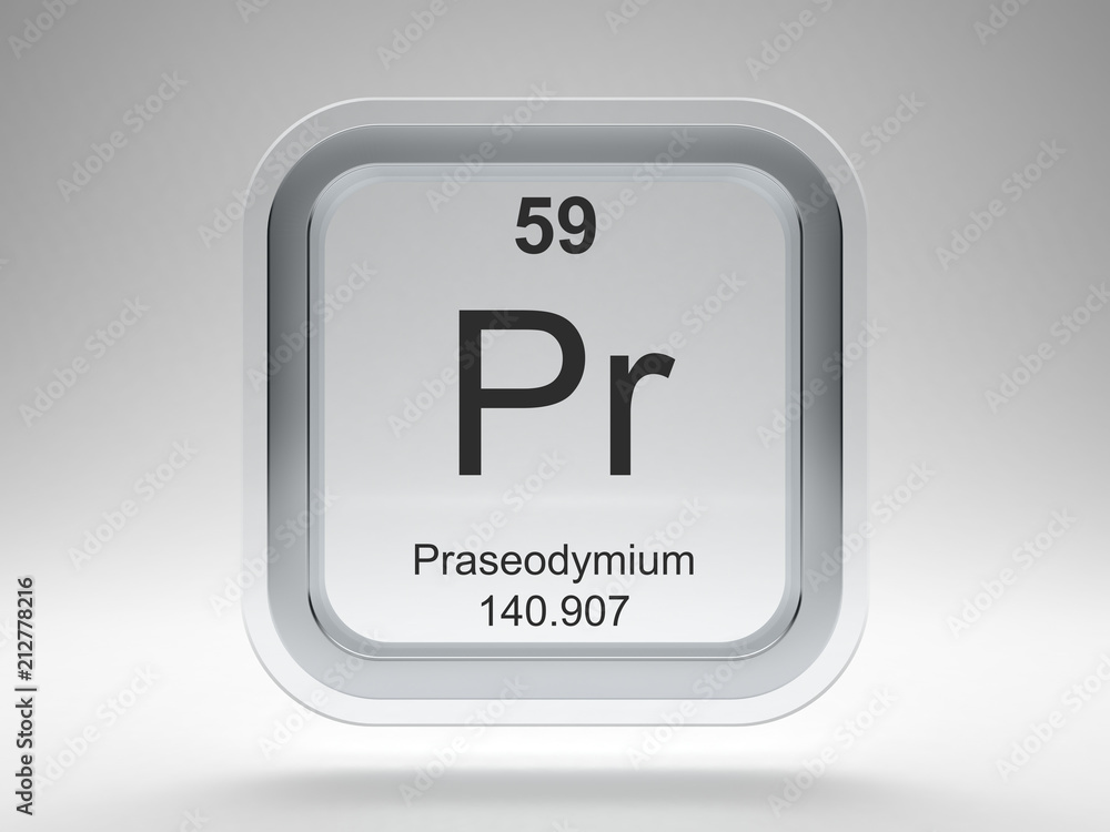Praseodymium Glass