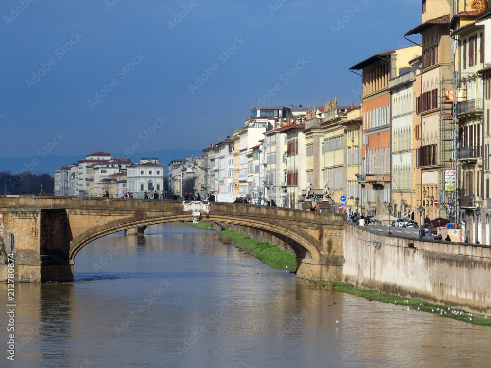 Brücke über den Arno in Florenz