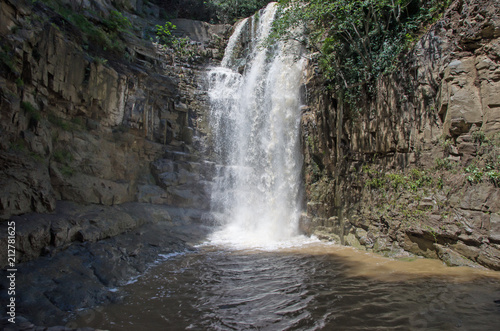 Waterfall in the center of old Tbilisi  Georgia  