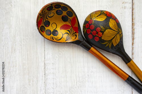 Wooden Russian spoon © Dmitriy Yermishin