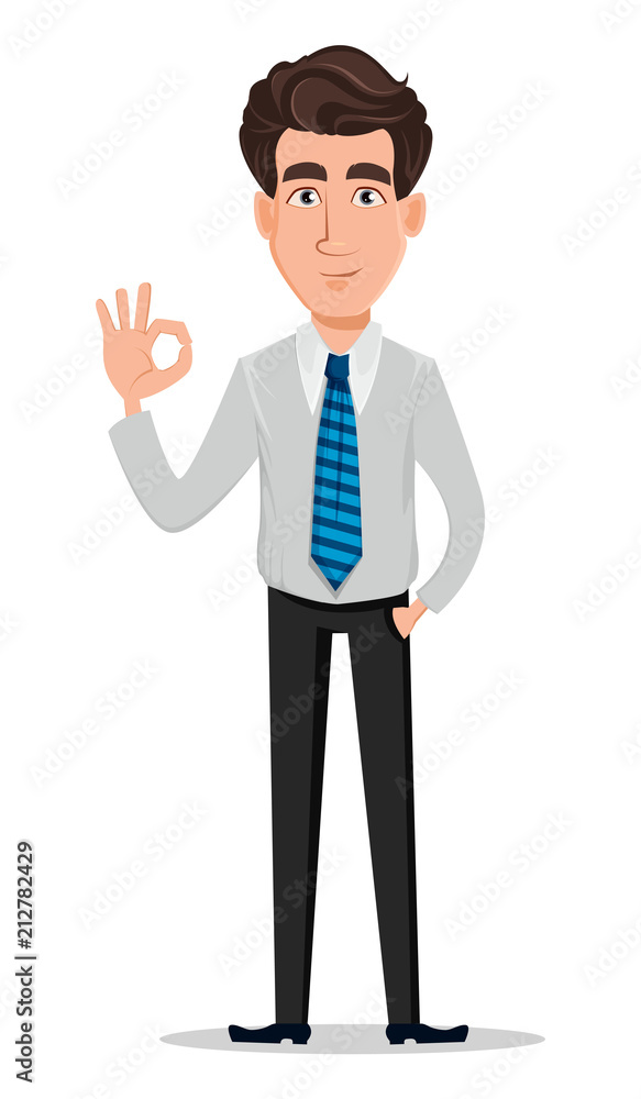 Business man in office style clothes Business man in office style clothes