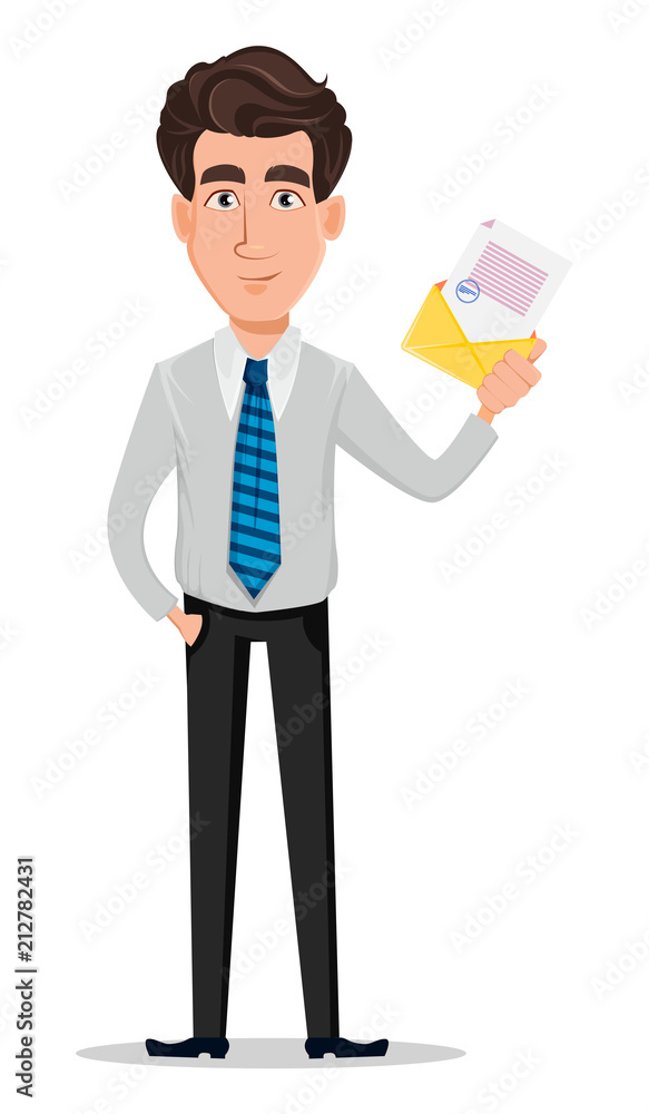 Business man in office style clothes Business man in office style clothes