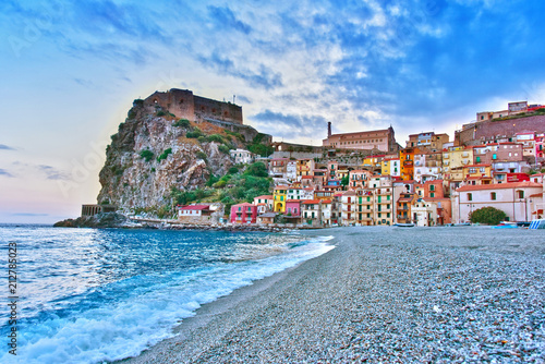 Fototapeta Naklejka Na Ścianę i Meble -  The city of Scilla in the Province of Reggio Calabria, Italy