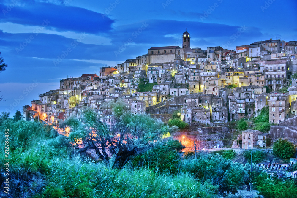 Fototapeta premium The village of Badolato, Calabria, Italy