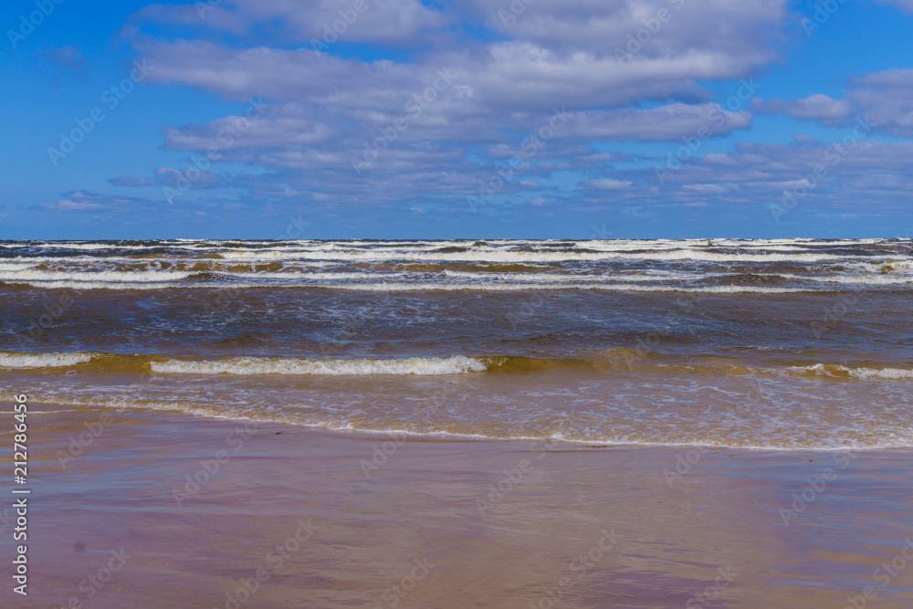 a windy day on the shore of the Gulf of Riga .Jurmala, Latvia -august, 2017. a windy day on the shore of the Gulf of Riga .Jurmala, Latvia -august, 2017.