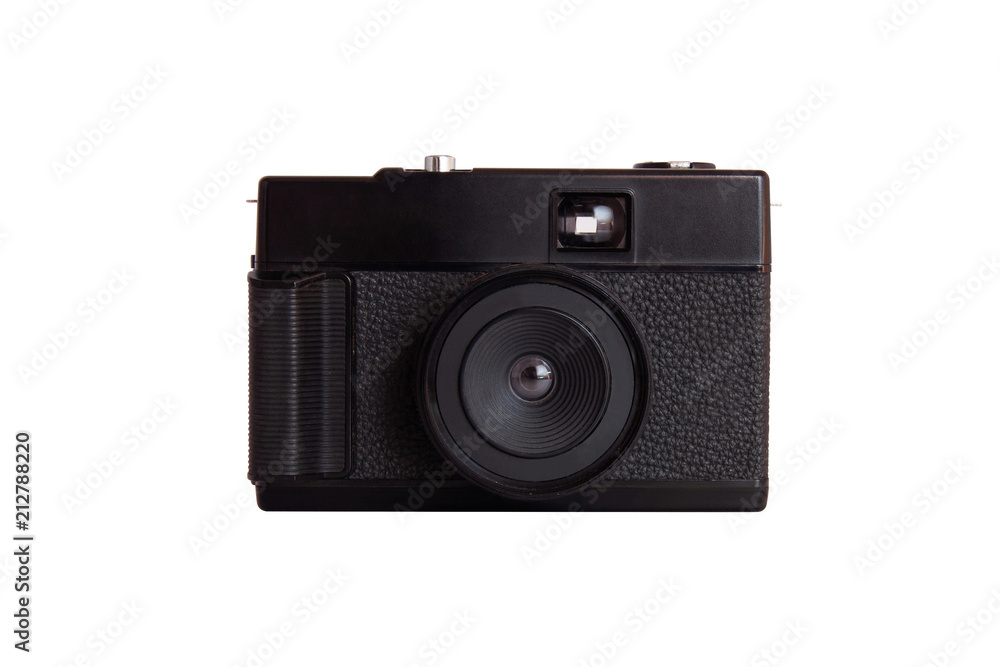 Film camera, old camera or rangefinder camera isolated on white background with clipping path. Film camera, old camera or rangefinder camera isolated on white background with clipping path.