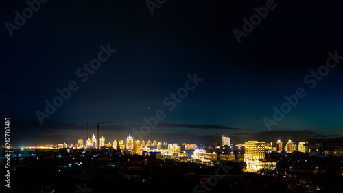 Panorama of night Manchuria