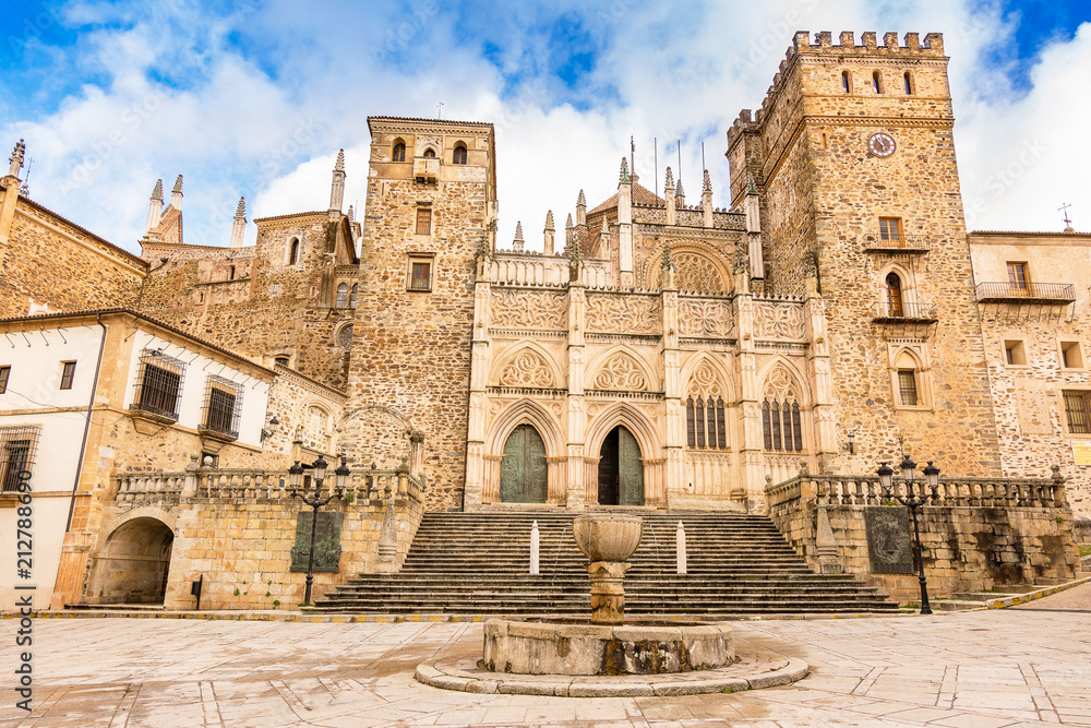 Royal Monastery of Santa Maria de Guadalupe, province of Caceres, Extremadura, Spain