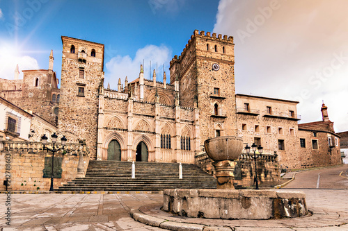 Royal Monastery of Santa Maria de Guadalupe, province of Caceres, Extremadura, Spain photo