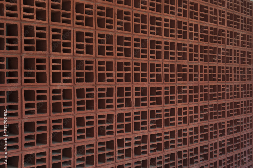 Red Brick Window Shade