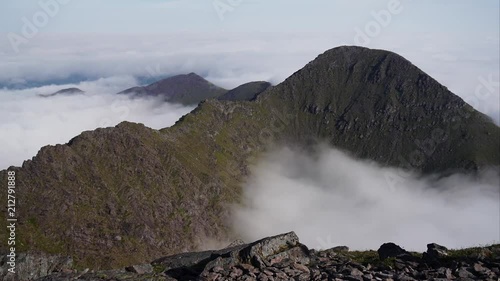 Irish mountains view from Carrauntoohil photo