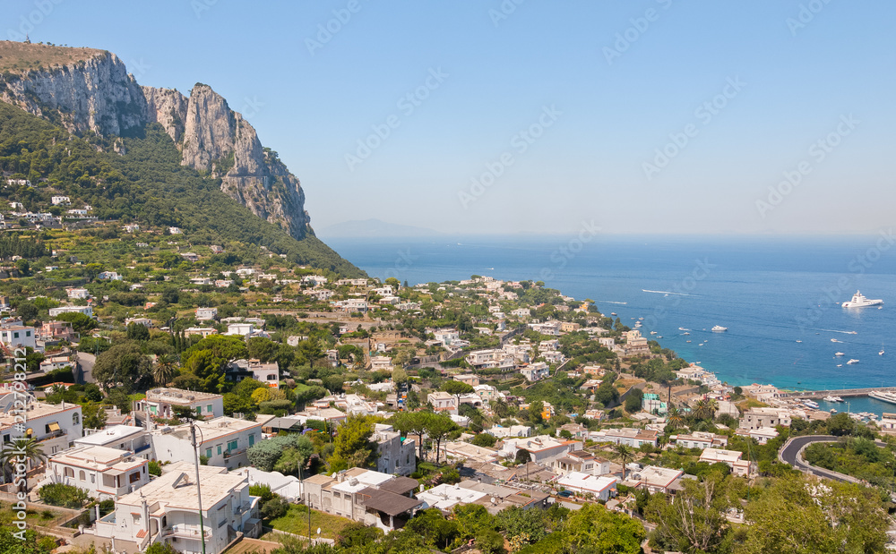  Touristic island on the south side of the Gulf of Naples, in the Campania region of Italy