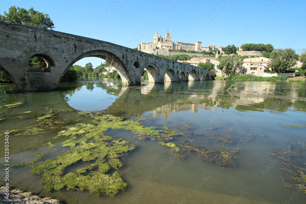 Fototapeta premium cathédrale saint-nazaire à béziers en france