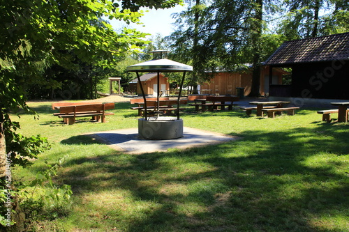 freizeitzentrum waldhütte im weissacher ortsteil flacht photo