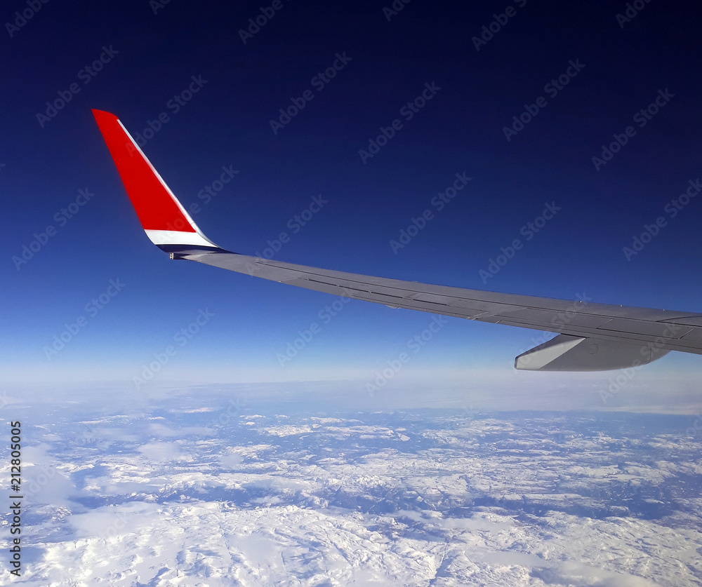 Fototapeta premium Flying over Norway's ranges