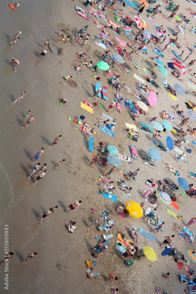 Summer at the beach, Catalonia